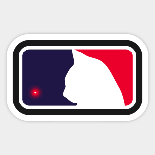 Cat league Sticker